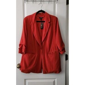 TORRID Women's Blazer‎ Pockets Orange Size 2